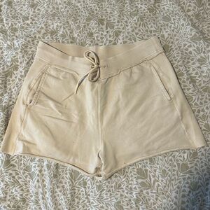 JoyLab Cream Drawstring Athletic Lounge Shorts